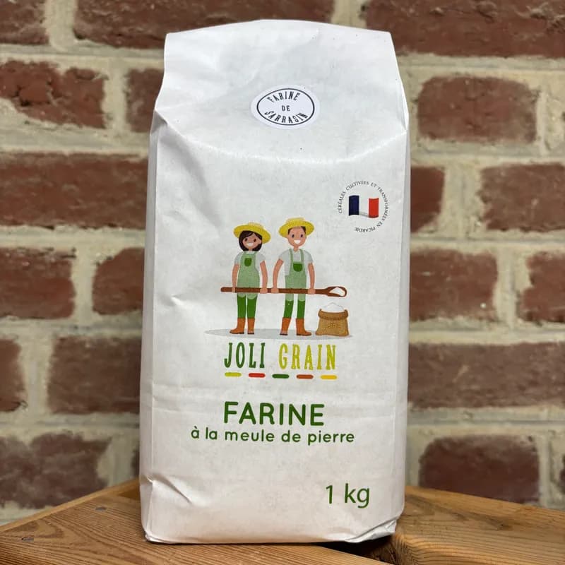 Farine de sarrasin — Pour galettes & crêpes · meule de pierre, Joli Grain