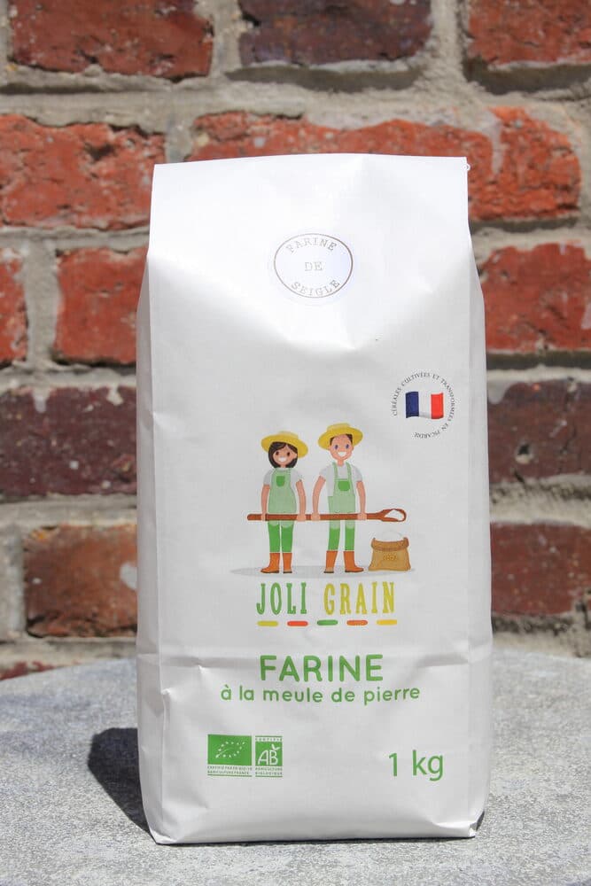 Farine de seigle · Pour pain & levain · meule de pierre, Joli Grain
