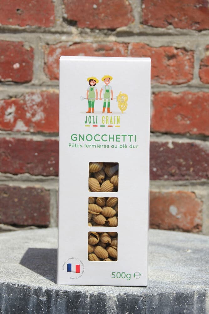 Gnocchetti parfumé · Pâtes au blé dur · sarrasin bio, curry non bio, Joli Grain