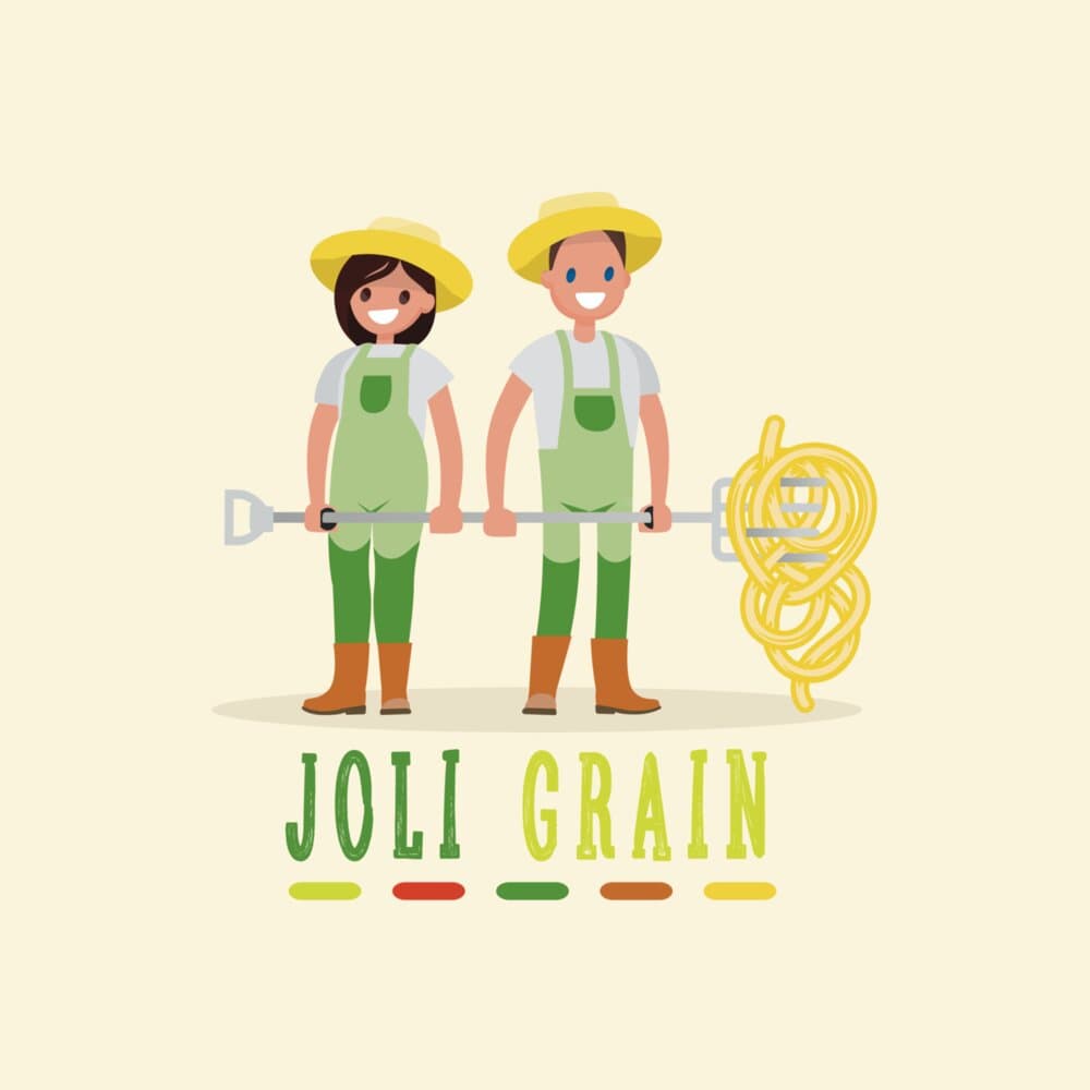 Pâtes en vrac · Au blé dur · sac de 3 kg, Joli Grain