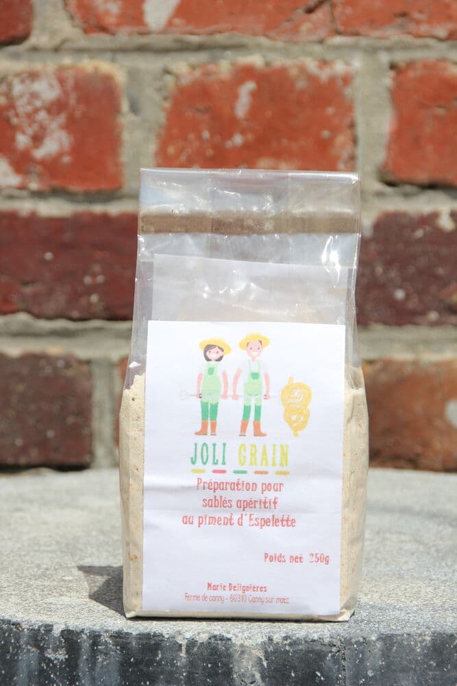 Sablés au piment d'Espelette · Préparation apéritive à cuisiner, Joli Grain